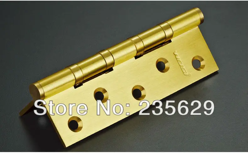 Бесплатная доставка 5 дюймовые латунные петли для деревянной