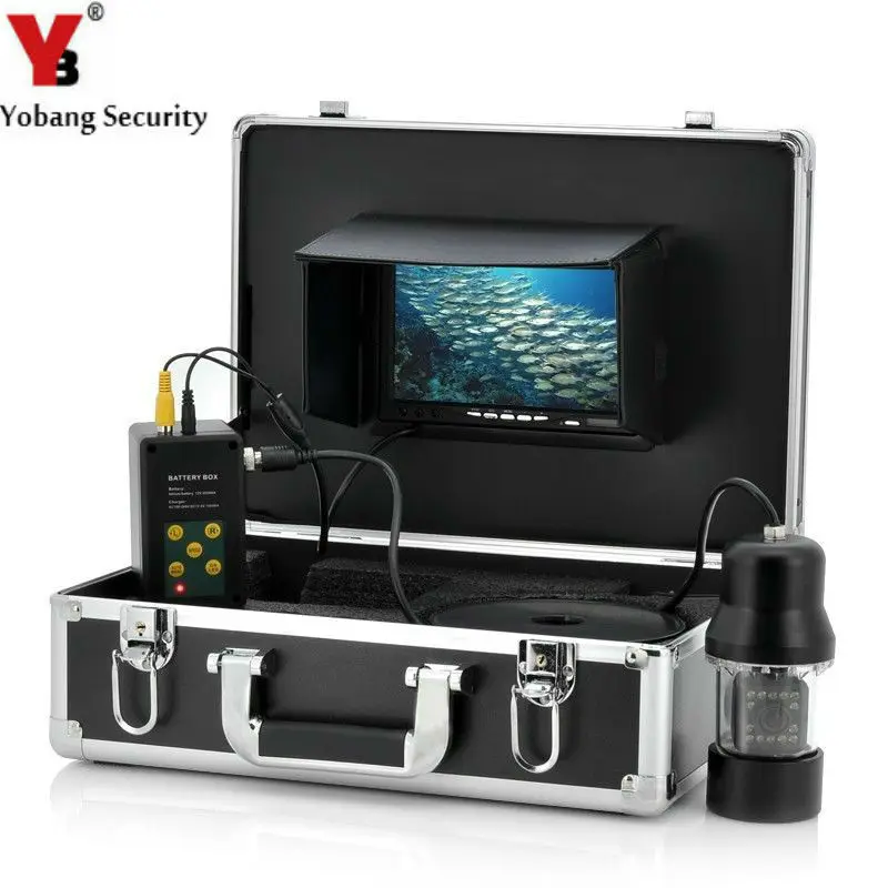YobangSecurity 1/3 CCD 700TVL подводная рыболовная камера видео рыболокатор 7 &quotЖК монитор 20 м