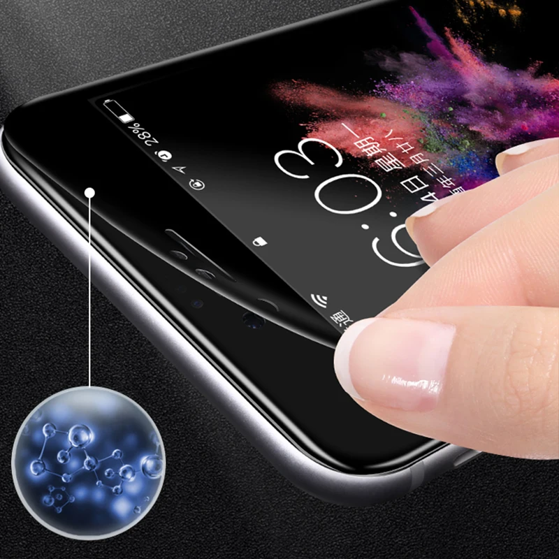 Гурд матовое закаленное стекло изогнутые матовое для iPhone 8 plus 7 plus Anti-Fingerprint Экран протектор для iPhone 6 6S plus фильм матовое стекло на айфон 6