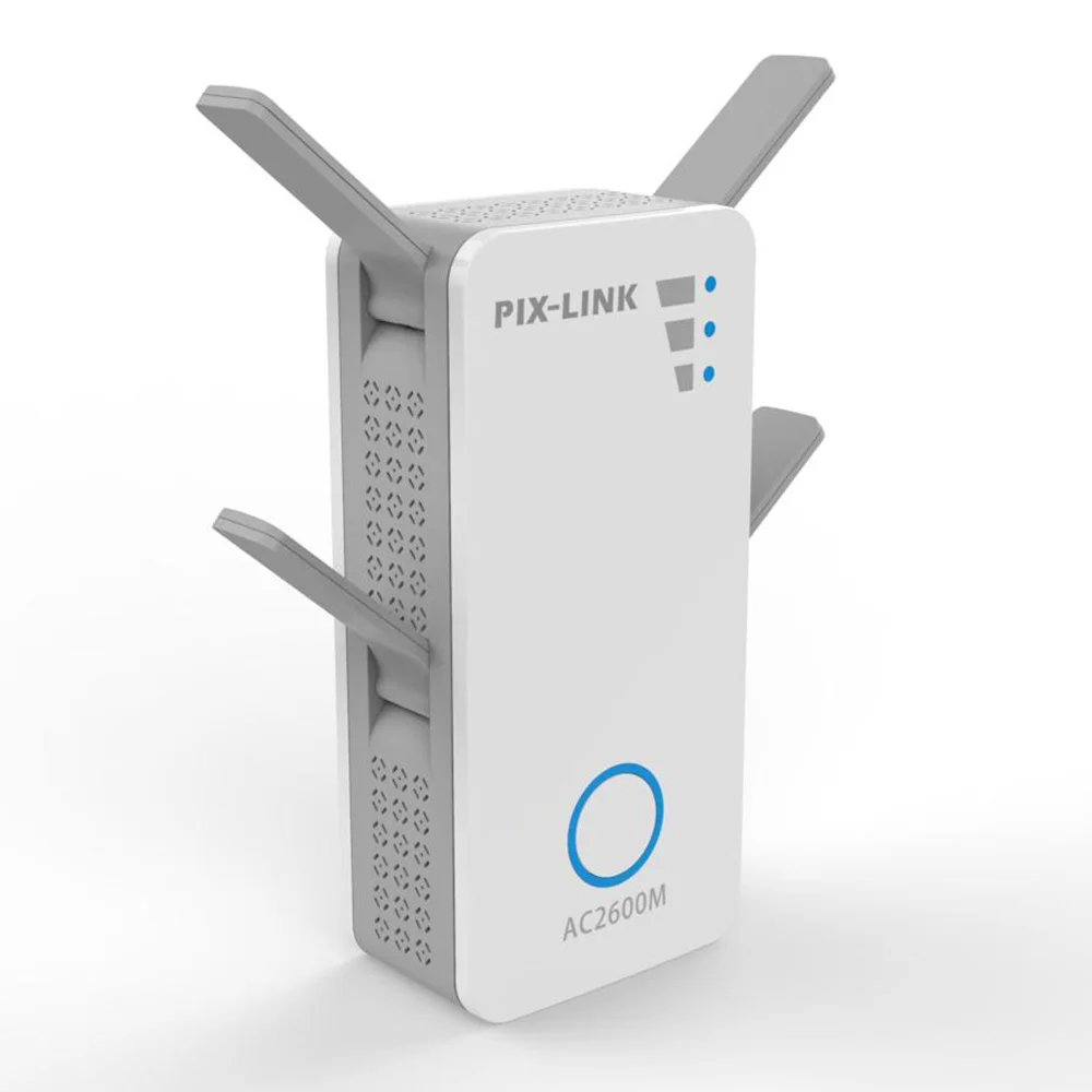 PIXLINK Wireless-AC Dual Band 2600 Мбит/с WIfi Range Extender Repeater AP LV-AC10 4x4 MU-MIMO технология Beamforming до 2 6
