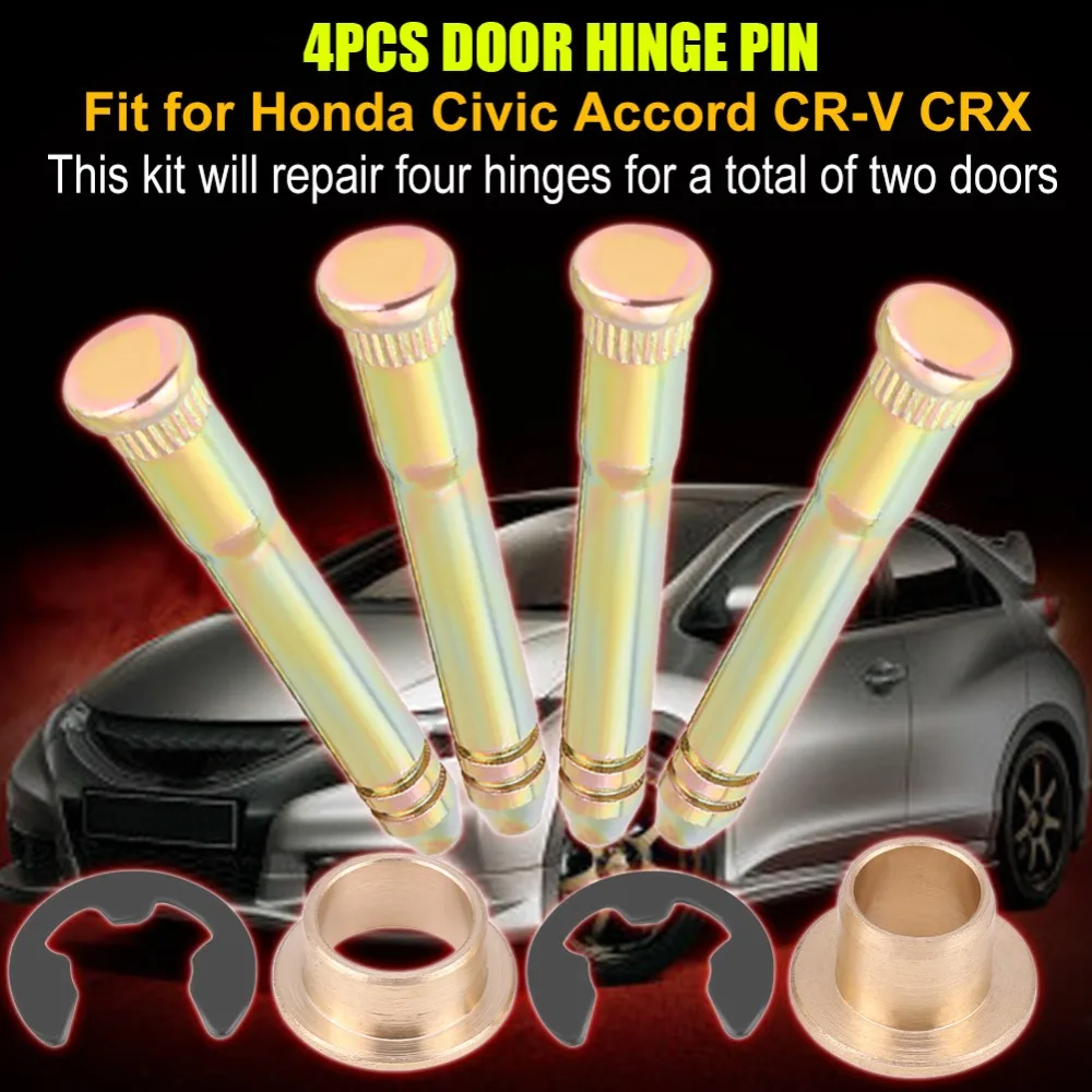 4 шт. штифты для Петля двери автомобиля Honda Civic Accord CRX CX DX EX SI EG6 B16 D16 EK|Набор