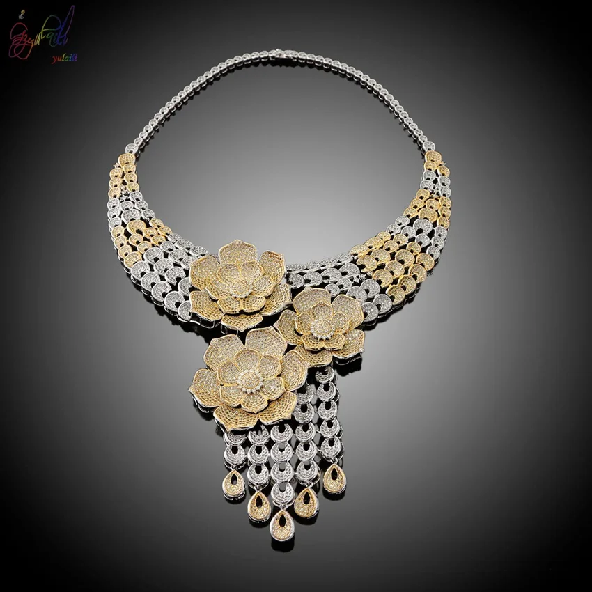 YULAILI/бесплатная доставка Высококачественный Женский костюм с цветком и