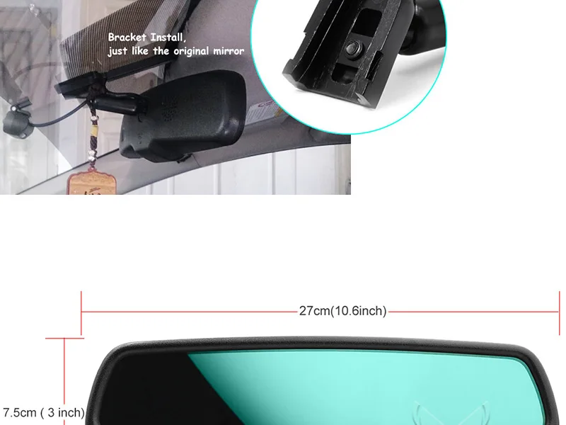 Clear View специальный Кронштейн Автомобильный Электронный авто затемнение антибликовое внутреннее зеркало заднего вида для Nissan Sylphy Tiida peugeot 407