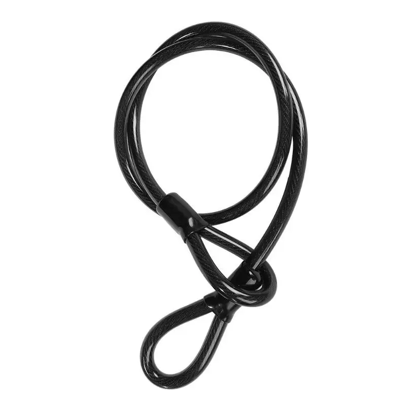 Steel Cable Безопасность велосипеда U замок стальной MTB дорожный велосипед велосипедный кабель замок прочный Противоугонный Сверхмощный Замок Набор Велоспорт u-замок с кабелем - Цвет: Steel Cable