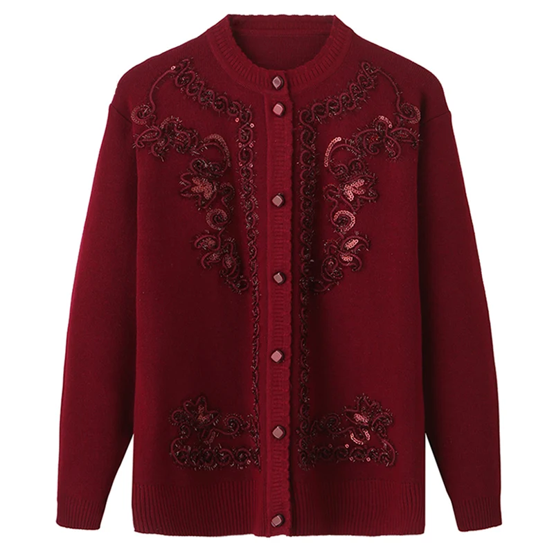 

Womens clothing Sweater coat 2019 spring sweater coat long-sleeved cardigan thin sweater large size women's coat