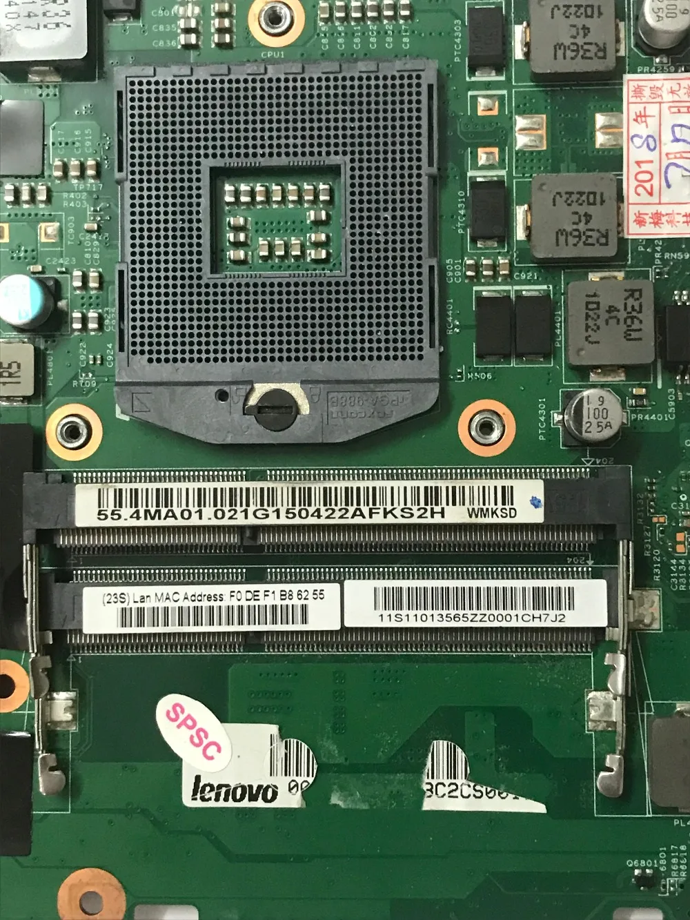 Материнская плата HM65 100% для ноутбука Lenovo v470 11S1101405 полностью протестирована |