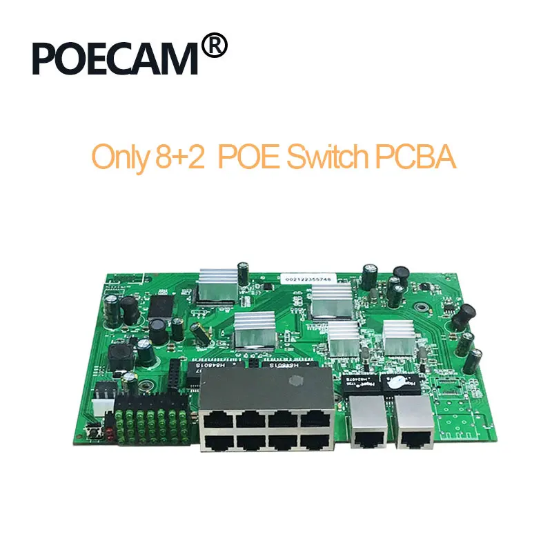 Настольное настенное крепление 8+ 2 гигабитных порта POE switch 150w IEEE802.3af/at usb-хаб 960 P/1080 P HD ip камера NVR Mini PC Buletooth wifi