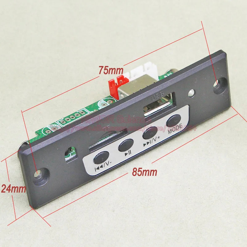MP3 WAV аудио декодер 1 компл./лот 3 Вт + плеер усилитель мощности Модуль платы PCB USB TF