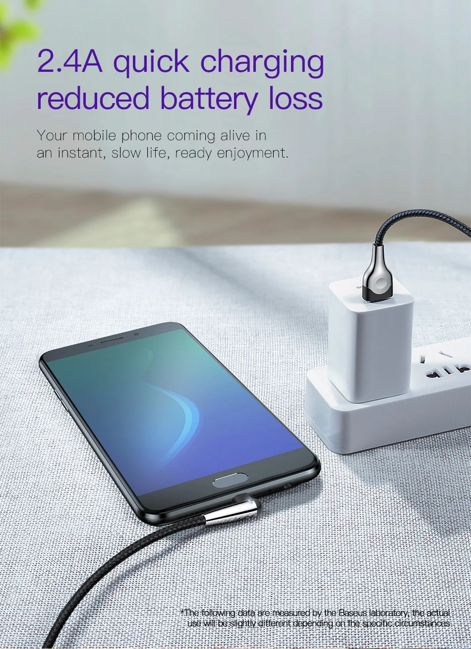 Двусторонний Micro USB кабель Baseus для быстрой зарядки и передачи данных для samsung Xiaomi Tablet Microusb Usb зарядное устройство Шнур адаптер