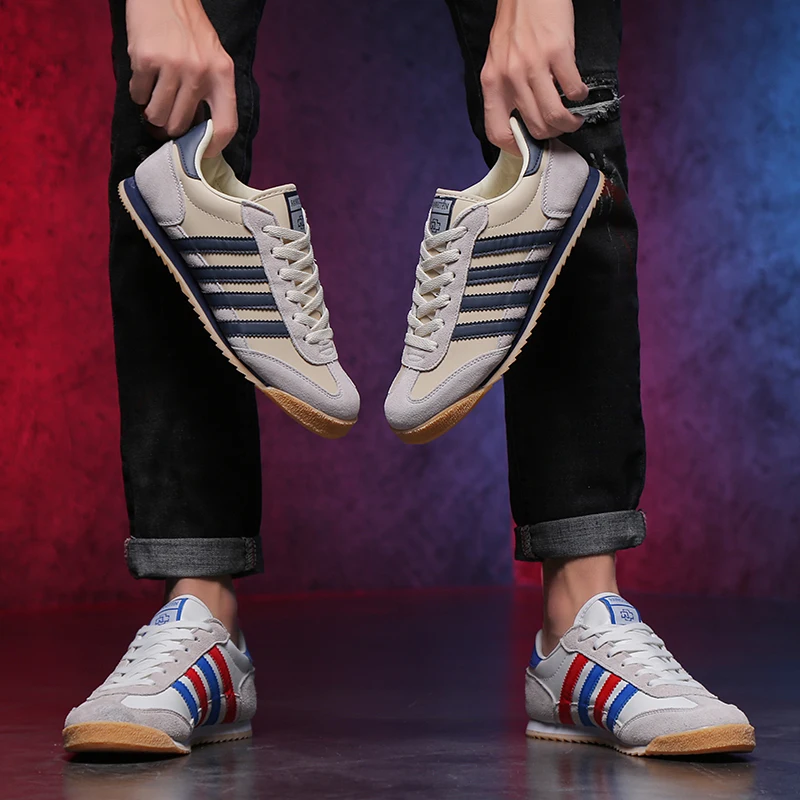 Классические мужские кроссовки для бега удобная спортивная обувь дышащие Легкие