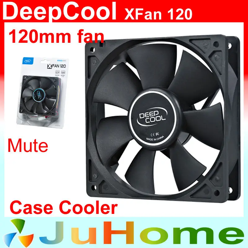 120 мм 12 см 12025 один вентилятор Супер Mute для питания компьютера Корпус Cooler Deepcool XFAN |