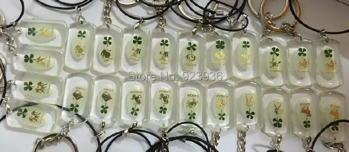 В стиле Св. Патрика День Святого Валентина 24 шт. зеленый четырехлистного клевера