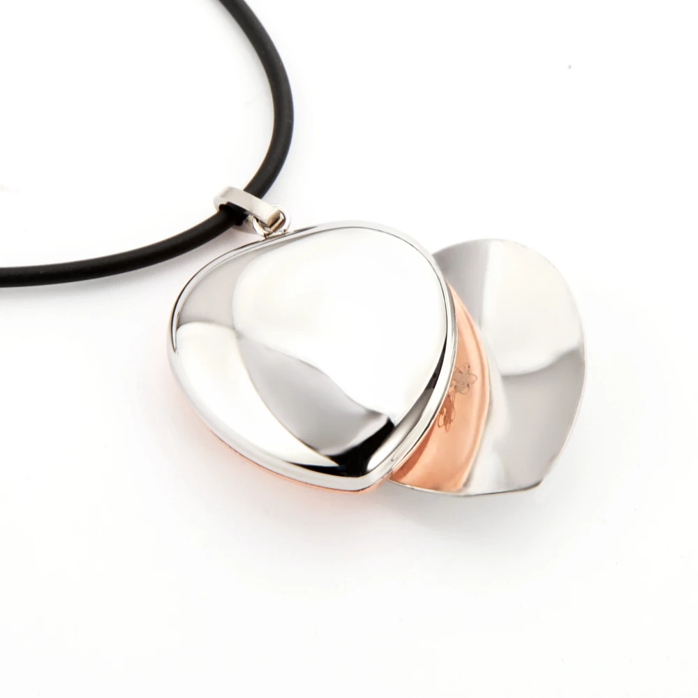 Новое поступление Серебряная Розовая позолота Любовь Подвеска Магнитная