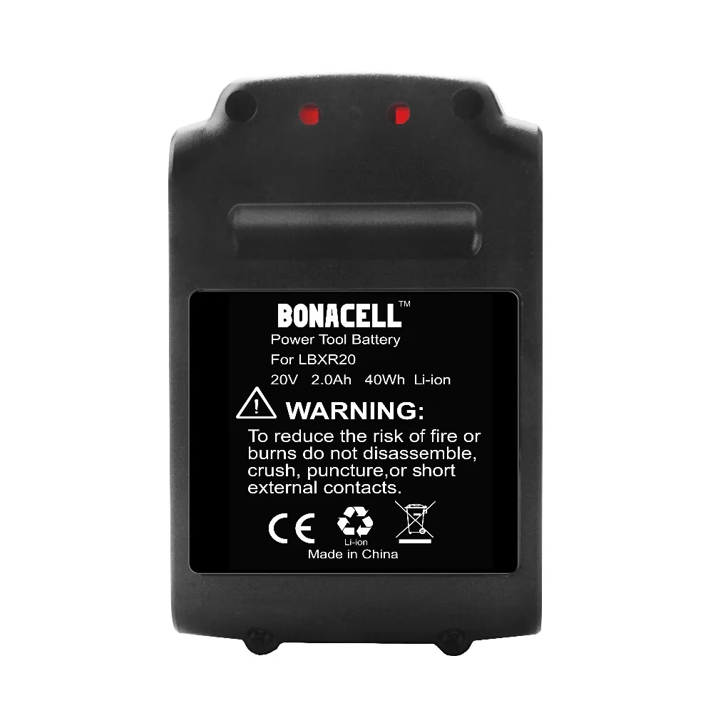 2X 20V 2000mAh Li Ion LBXR20 аккумуляторная батарея для Black & Decker LB20 LBX20 LST220 LSW20 SSL20SB 2 ASL186K