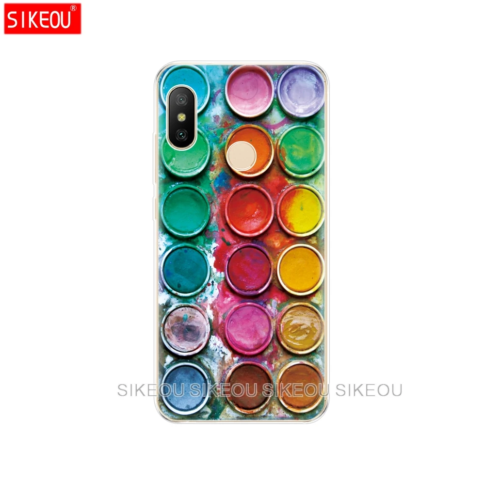 33773 Силиконовый чехол для Xiaomi mi A2 LITE, чехол, полная защита, мягкий ТПУ, задняя крышка, чехол для телефона, для Xio mi A2 LITE, бампер, Coque fox - Цвет: 33773