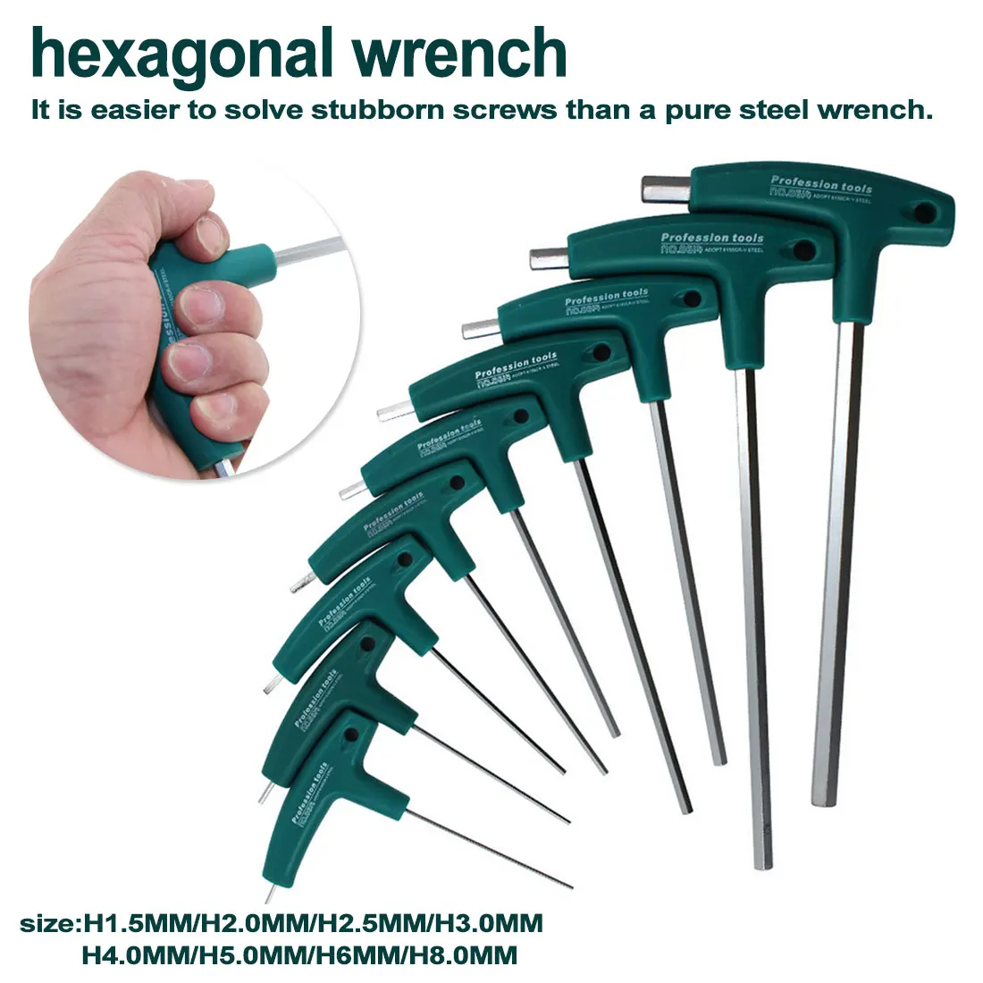 Т-образная рукоятка винты оборудование шестигранный ключ ручной инструмент