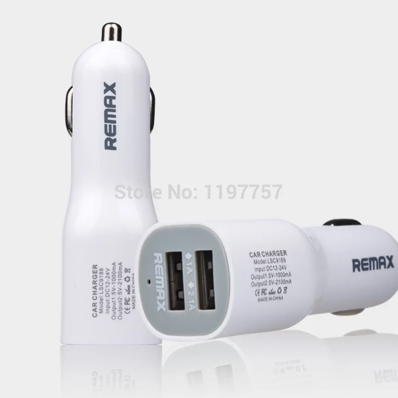 Remax автомобиля Зарядное устройство 2 USB Выход | Мобильные телефоны и аксессуары