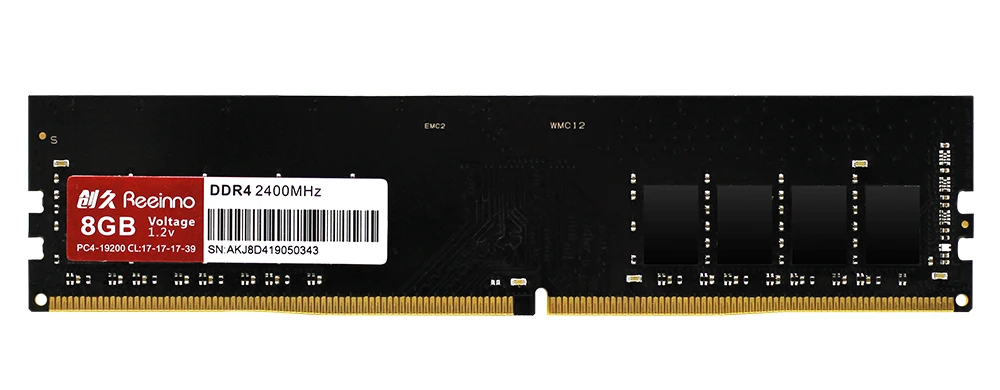 Reeinno оперативная Память DDR4 4 ГБ 8 ГБ 2400 МГц 1,2 в 288pin PC4-19200 17-17-17-39 CL = 17 интерфейс высокоскоростной Одиночный модуль оперативной памяти для рабочего стола
