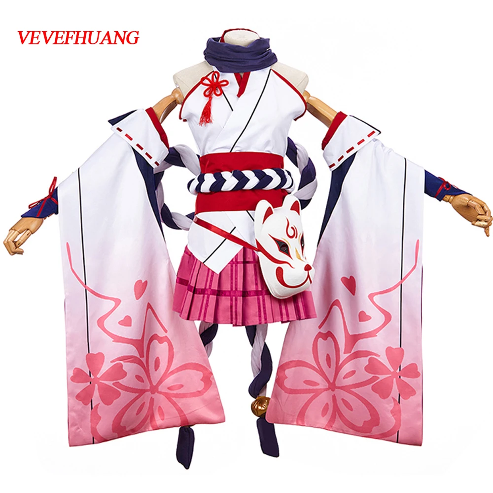 VEVEFHUANG Kосплей игры аниме Honkai Impact 3rd Косплей Yae Sakura костюм кимоно на Хэллоуин и