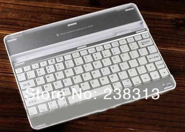 Ультратонкий чехол-подставка с беспроводной Bluetooth клавиатурой + 2 прозрачных