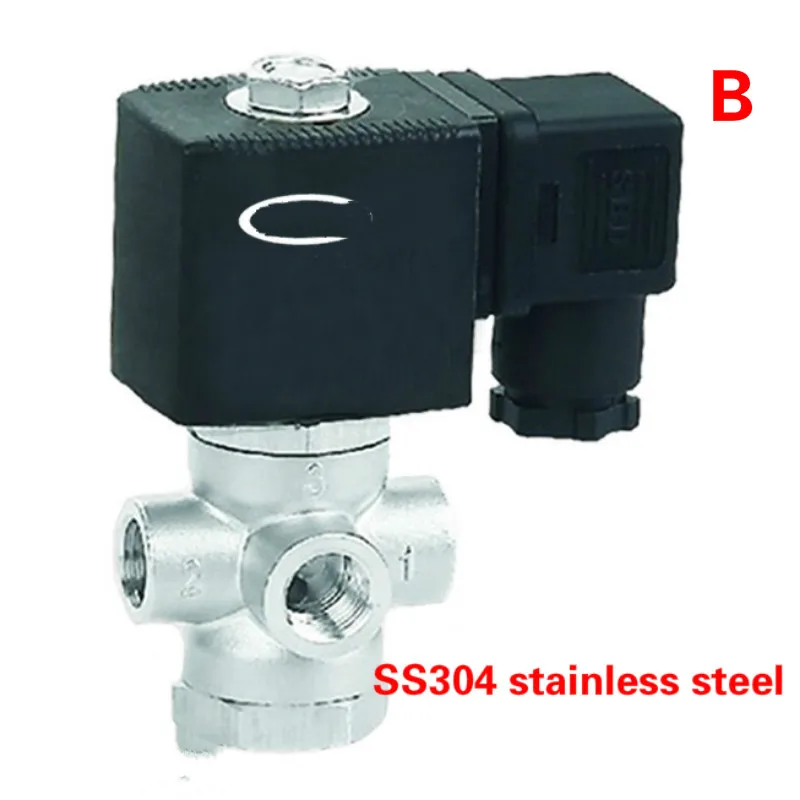 Нормально закрытый электромагнитный клапан 1/4 В переменного тока 3/2 24