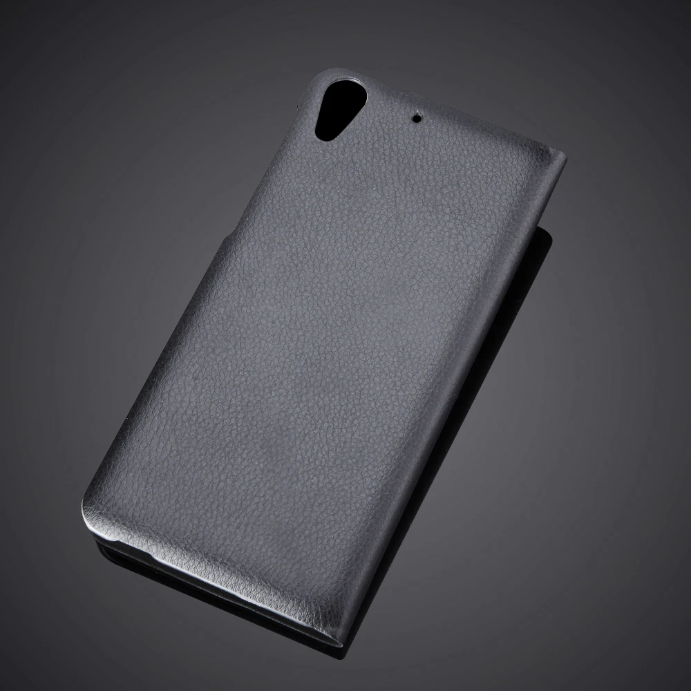 Тонкий чехол книжка из искусственной кожи с окошком для экрана защитный телефона
