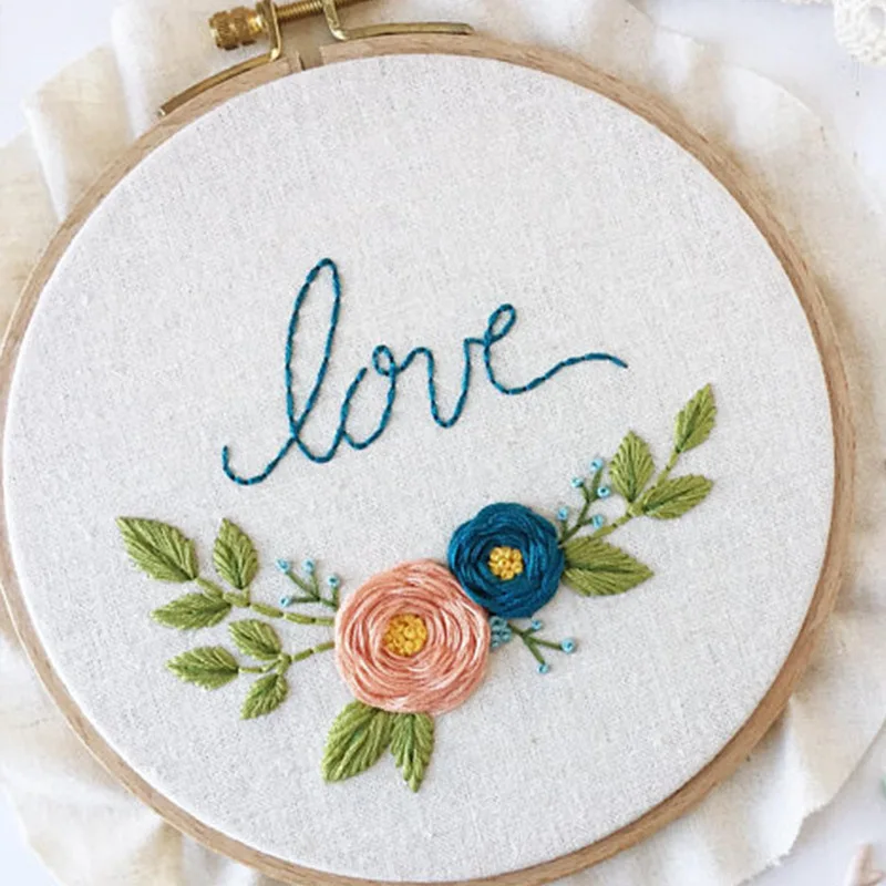 DIY Embroidery for Beginner Needlework Practice Kits Cross Stitch Wall Handmade Embroidery DIY Cloth Material Package
