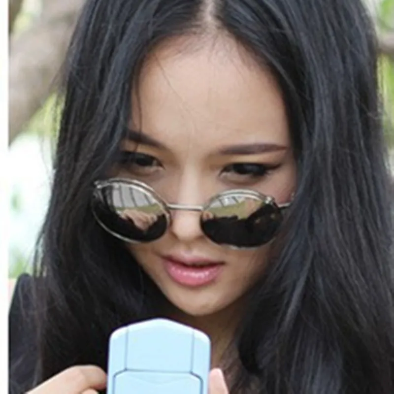 Mincl/солнцезащитные очки для женщин большая коробка принц зеркальные