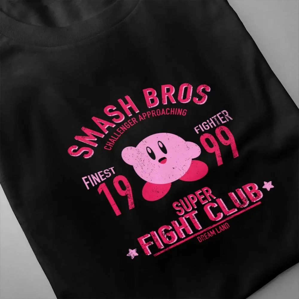 Kirby футболка милые футболки с героями мультфильмов Мужская качественная принтом