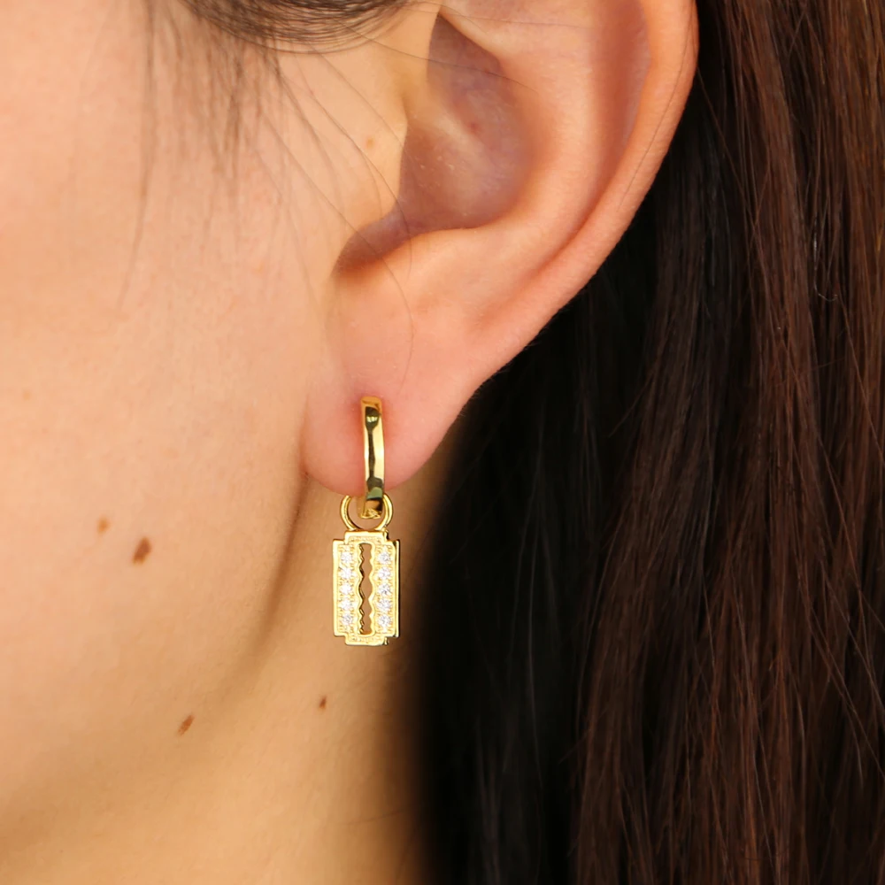 Уникальные шикарные европейские женские модные ювелирные изделия двухсторонние