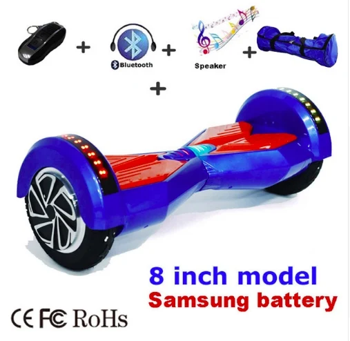 8 дюймов электрический скутер Bluetooth Hover доска два колеса балансируя Скутер