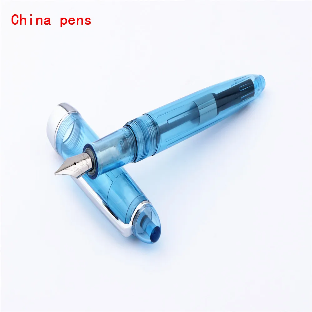 24 цвета, роскошное качество, Jinhao 992, спираль, интерфейс, Круглый, Офисная авторучка, новая, для школьников, студентов, офисные, канцелярские, чернильные ручки - Цвет: Tou blue