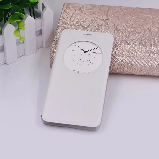 Чехол для zenfone4 max zc520kl откидная подставка с окошком просмотра кожаный чехол