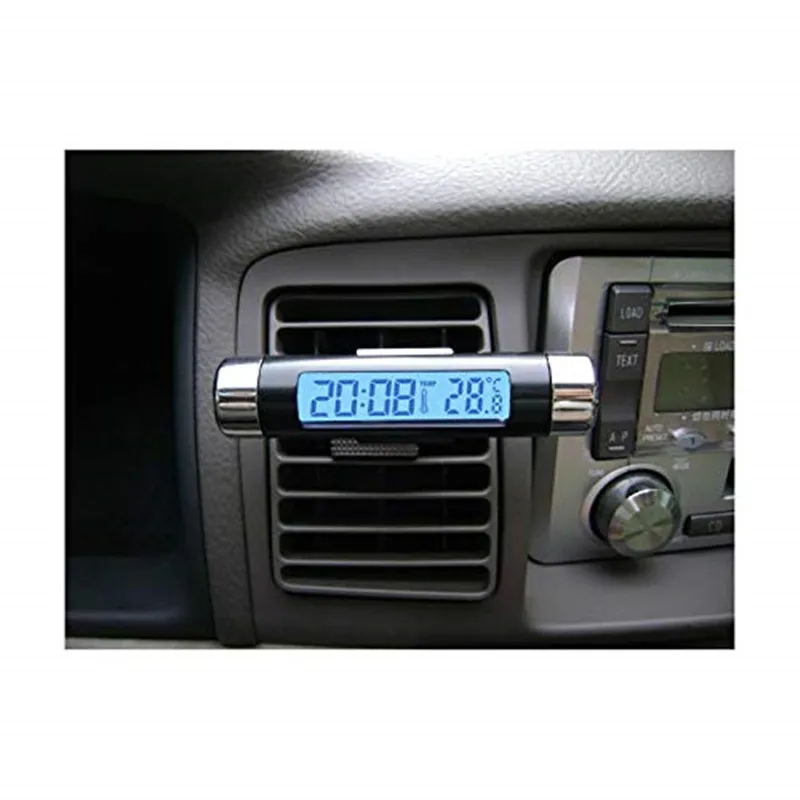 Новинка 2в1 автомобильный портативный цифровой ЖК дисплей с зажимом цифровая