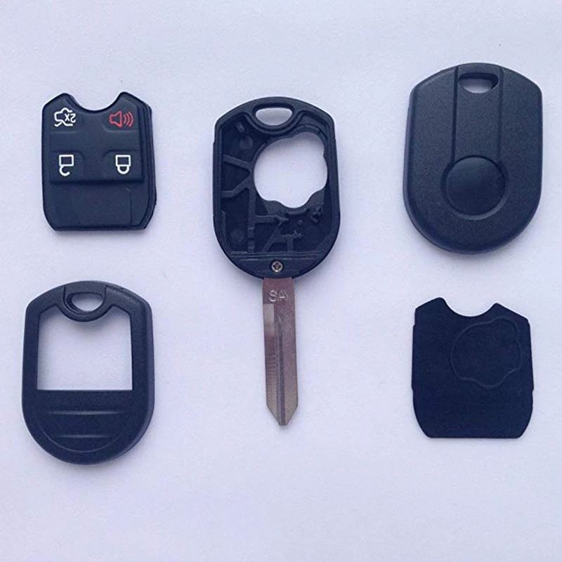 KEYECU 10X Сменный Чехол для пульта дистанционного управления Fob Ford Focus Edge который