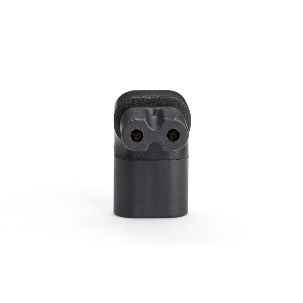 LBSC Рисунок 8 IEC 320 C7 до C8 90 градусов вверх вниз угловой прямоугольный адаптер питания переменного тока удлинитель