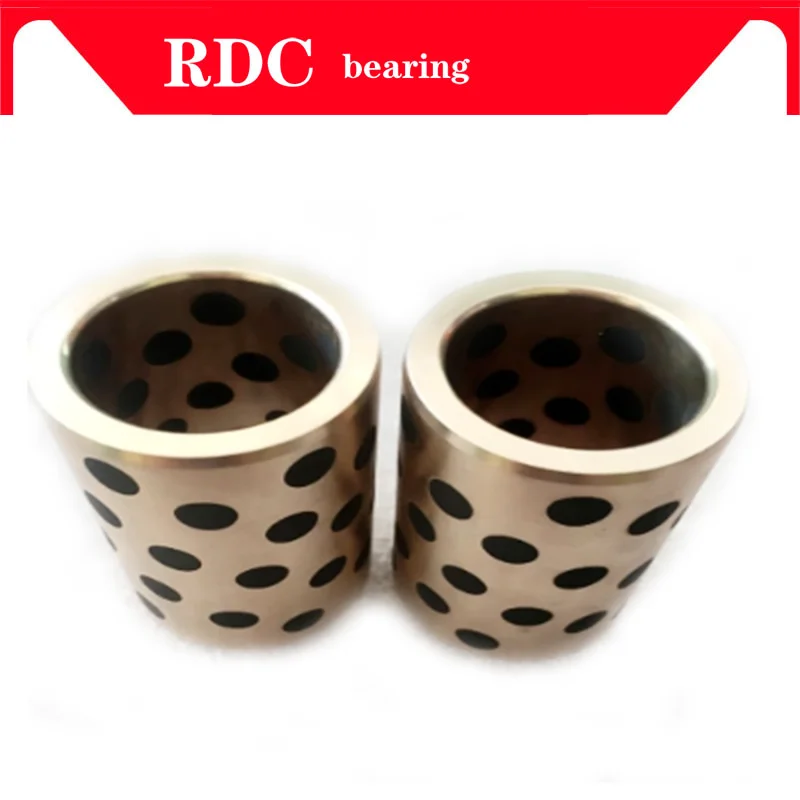 Бесплатная доставка 4 шт. линейный графитовый медный подшипник 35x52x70 мм медная