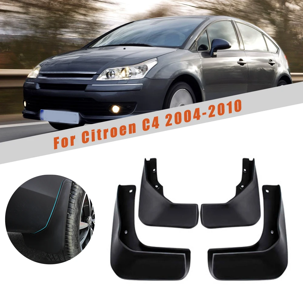 Автомобильные Брызговики для Citroen C4 Хэтчбек 04-10 Автомобильные Брызговики передние задние брызговики для крыла Брызговики, аксессуары