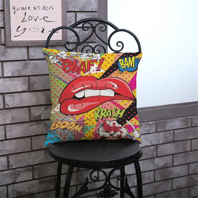 Креативная индивидуальная поп художественная подушка чехол для безопасной