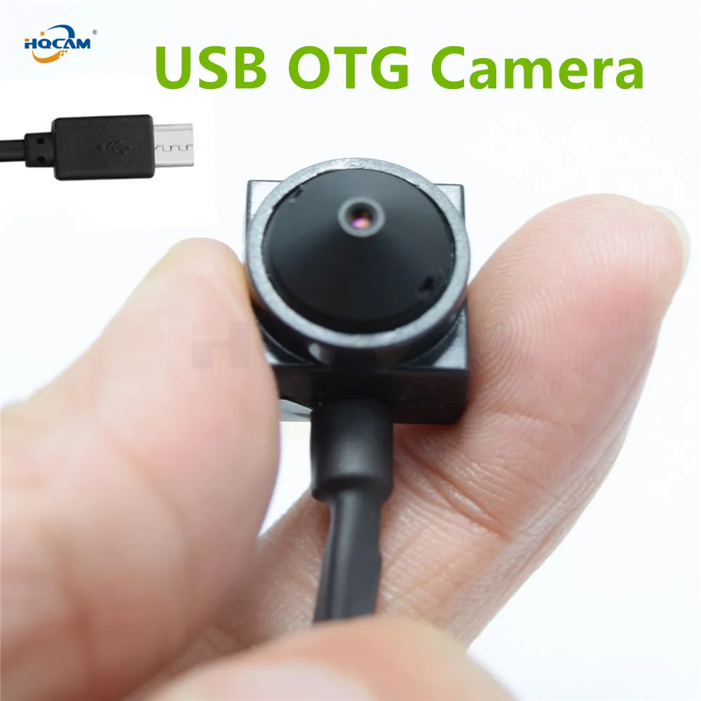 HQCAM 1080P 720P Micro 2.0MP 1.0MP размер мини USB OTG камера мини широкоугольная промышленная тестирование для оборудования Android использование устройств