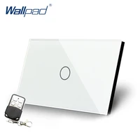remote dimmer wallpad usau standard touch switch ac 110250v white dimmerable wall light switch with remote controller