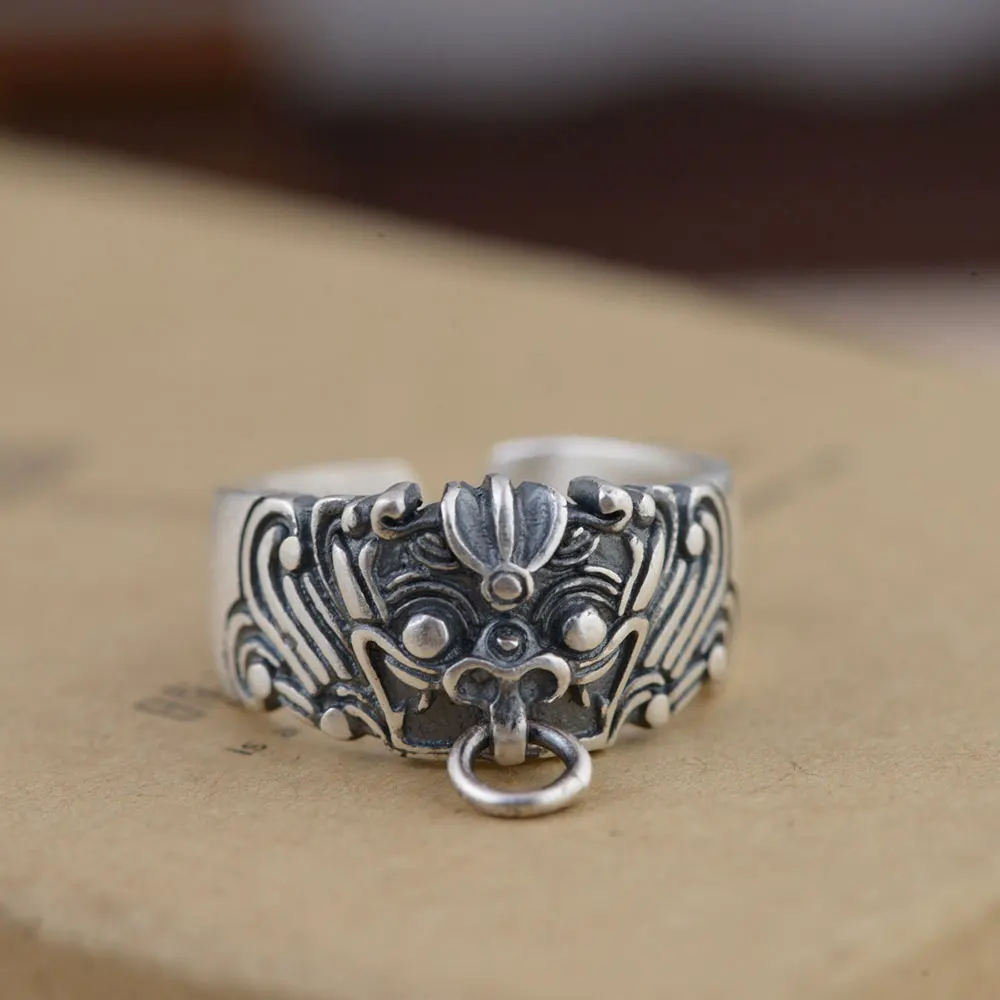 Мужское кольцо из серебра 925 пробы регулируемый размер|thai silver ring|silver ringring for |