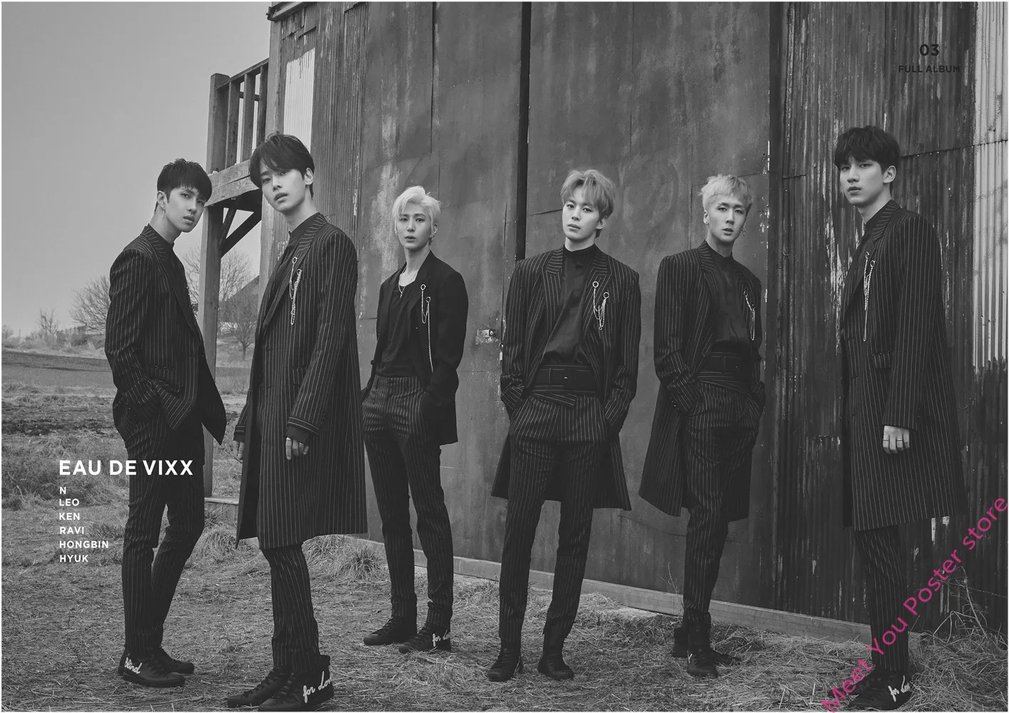 Новинка, VIXX плакат, прозрачные изображения, белые картонные наклейки на стену, украшение дома, художественный плакат, подарок, Декор для дома, гостиной, В1