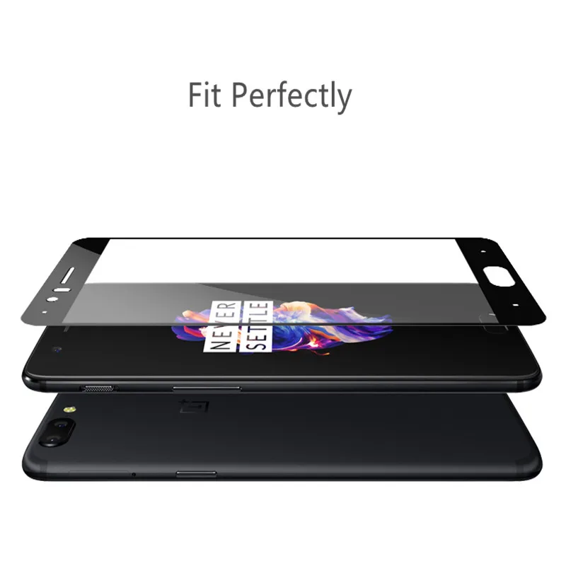 GXE полное покрытие переднее Премиум Закаленное стекло для Oneplus 5 Защита экрана + 3D