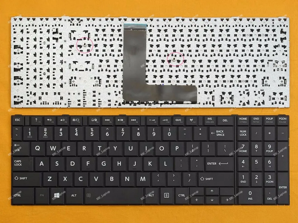 Новая английская клавиатура для ноутбука Toshiba Черная|Клавиатуры замены| |