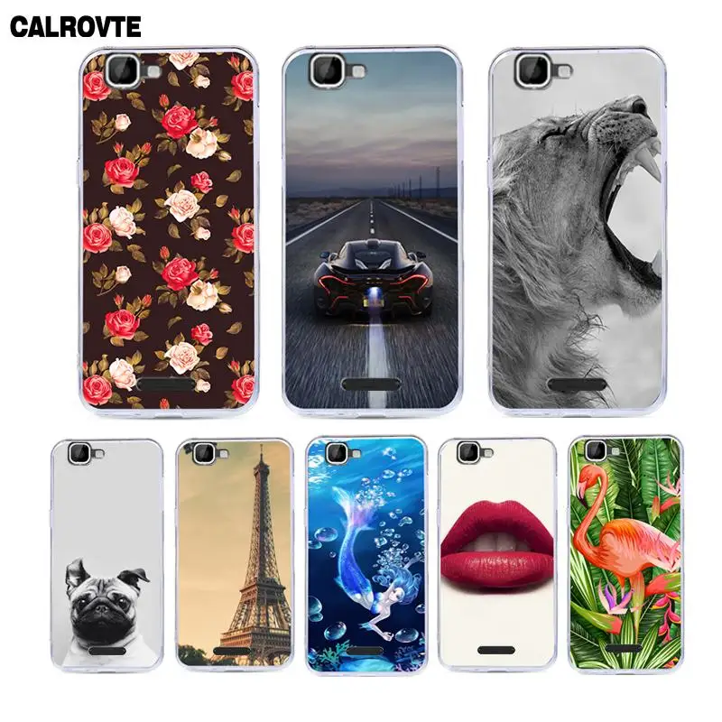 Роскошный чехол CALROVTE для телефона с цветочным принтом Wiko Rainbow Explay Fresh 5 0 дюйма