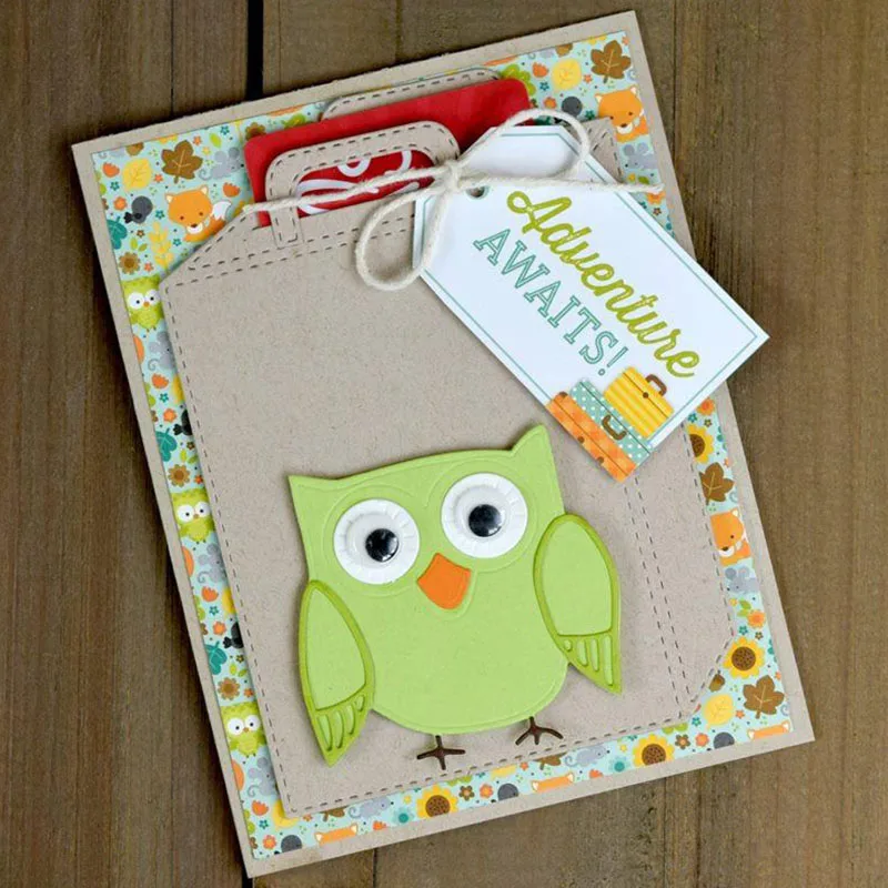 Cuboid портативная Сумочка металлические штампы трафареты для рукоделия