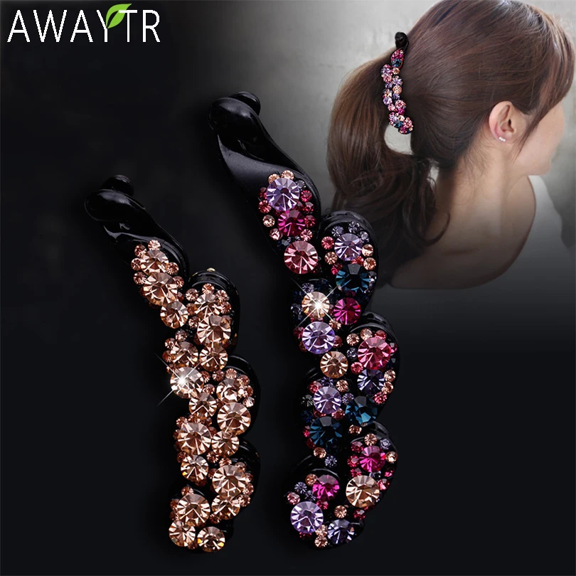 С украшением в виде банта волосы на заколках прическа 'заколка для волос форме