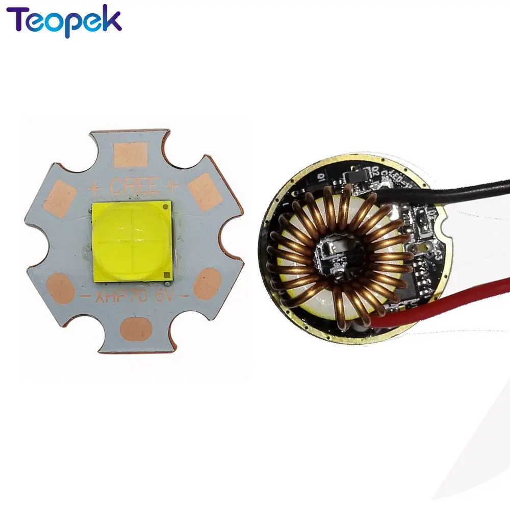 Cree XHP70.2 6 в Белый 6500 к нейтральный белый 5000 К теплый 3000 светодиодный излучатель с