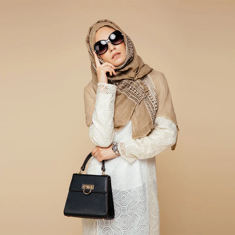 Модное Длинное мусульманское платье с длинным рукавом чисто белое сексуальное